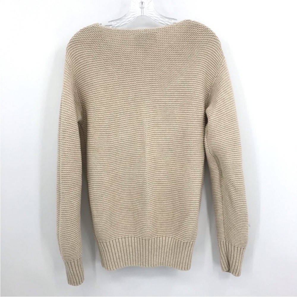 Filson Womens Lake Quinault Waffle Sweater Cream - Picture 4 of 7